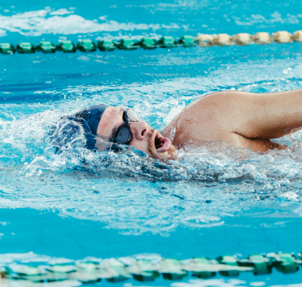 Racing in Reston Triathlon - Swimming Edition